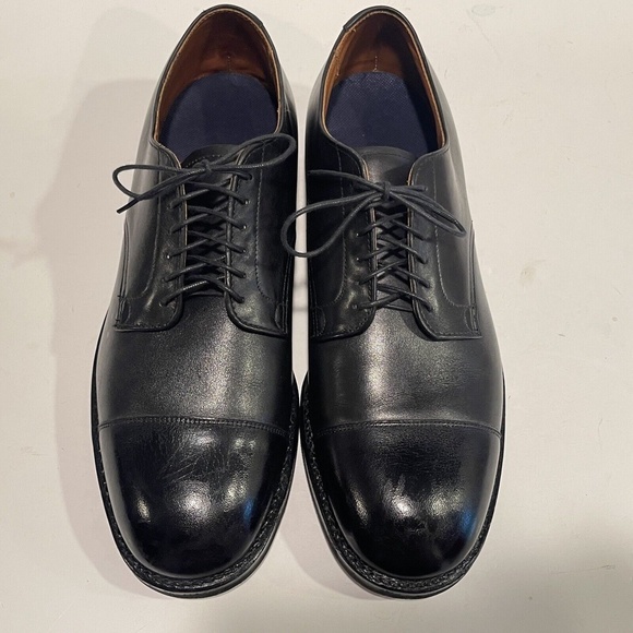 ALDEN 353 Cap Toe Derby CDI Black Calfskin Leather Cap Toe Mens Shoes Sz 11 AA/B main image 6